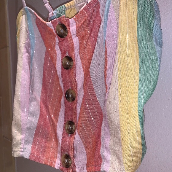 Francesca’s striped crop top - Picture 2 of 4